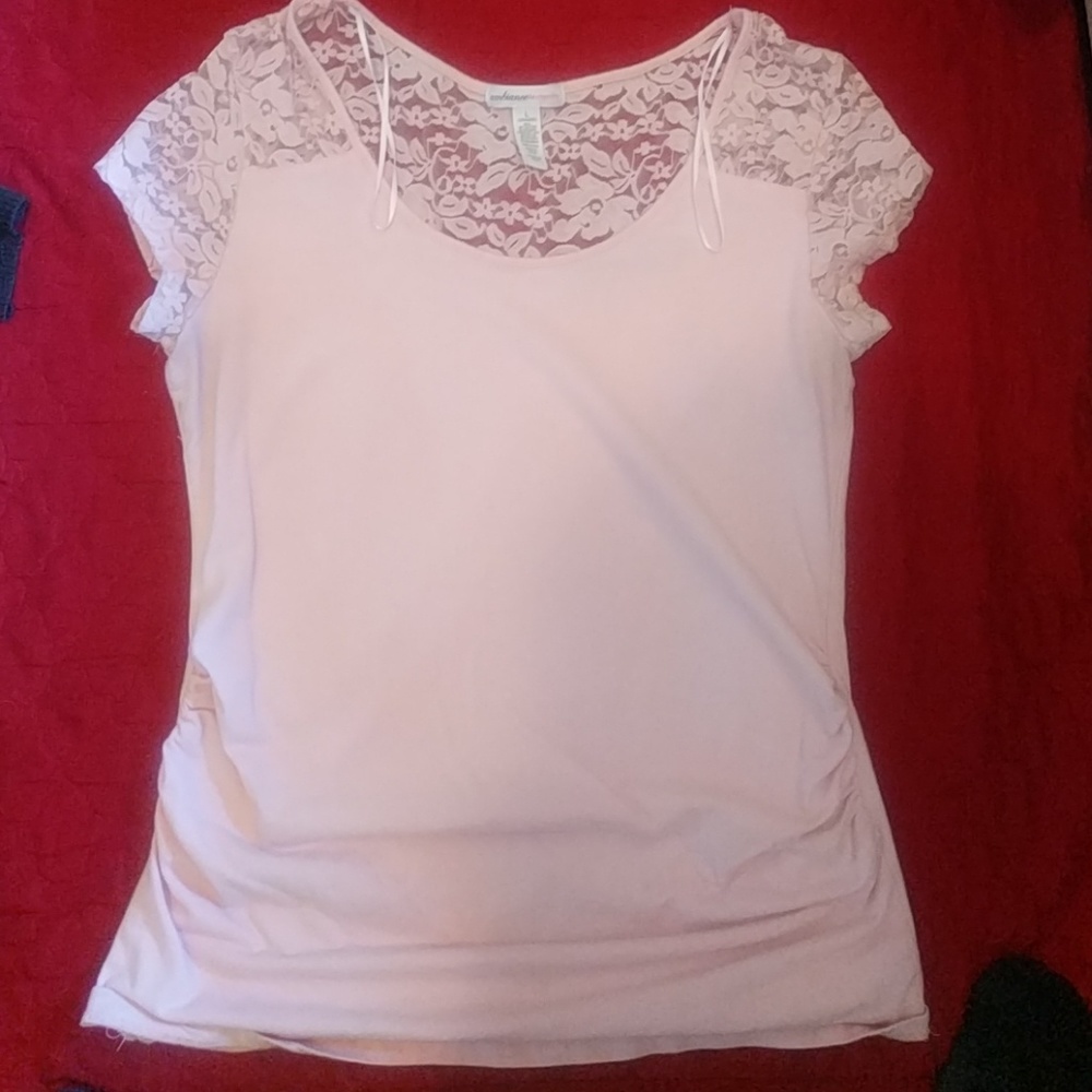 Pink Maternity Shirt